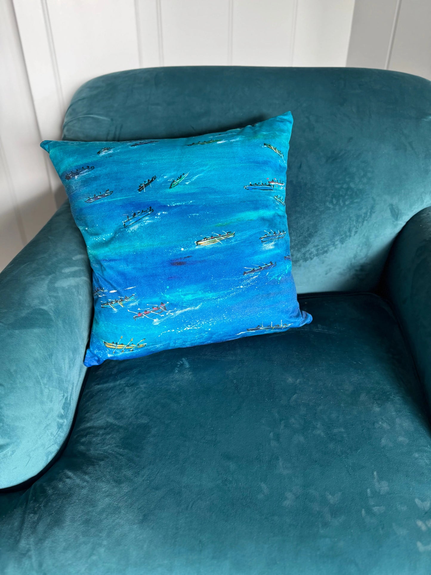 "Waiting Game" Cushion - Image #2