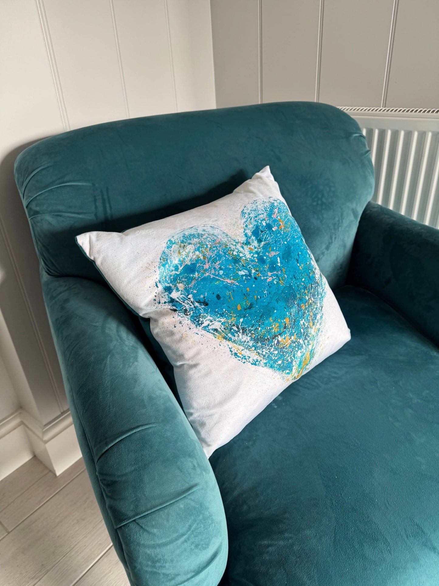 "Ocean Heart" Cushion - Image #5