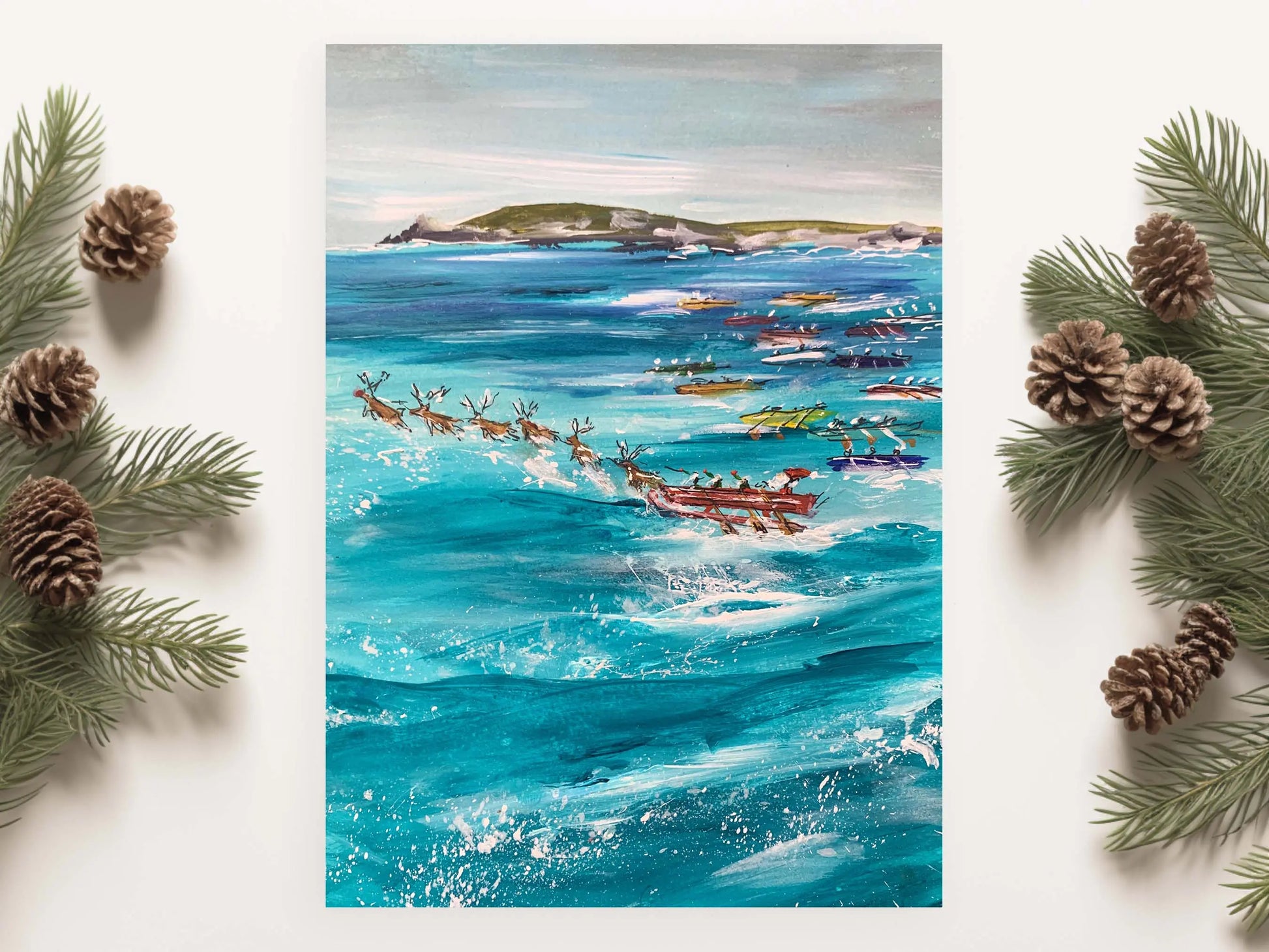 Gig Rowing Christmas Cards - Image #2