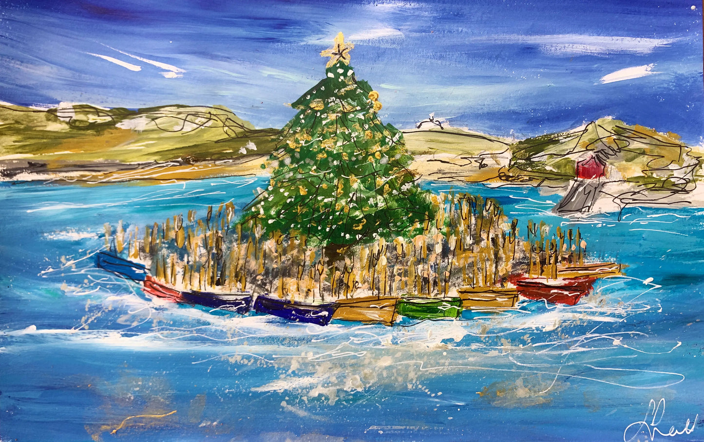 Gig Rowing Christmas Cards - Image #10