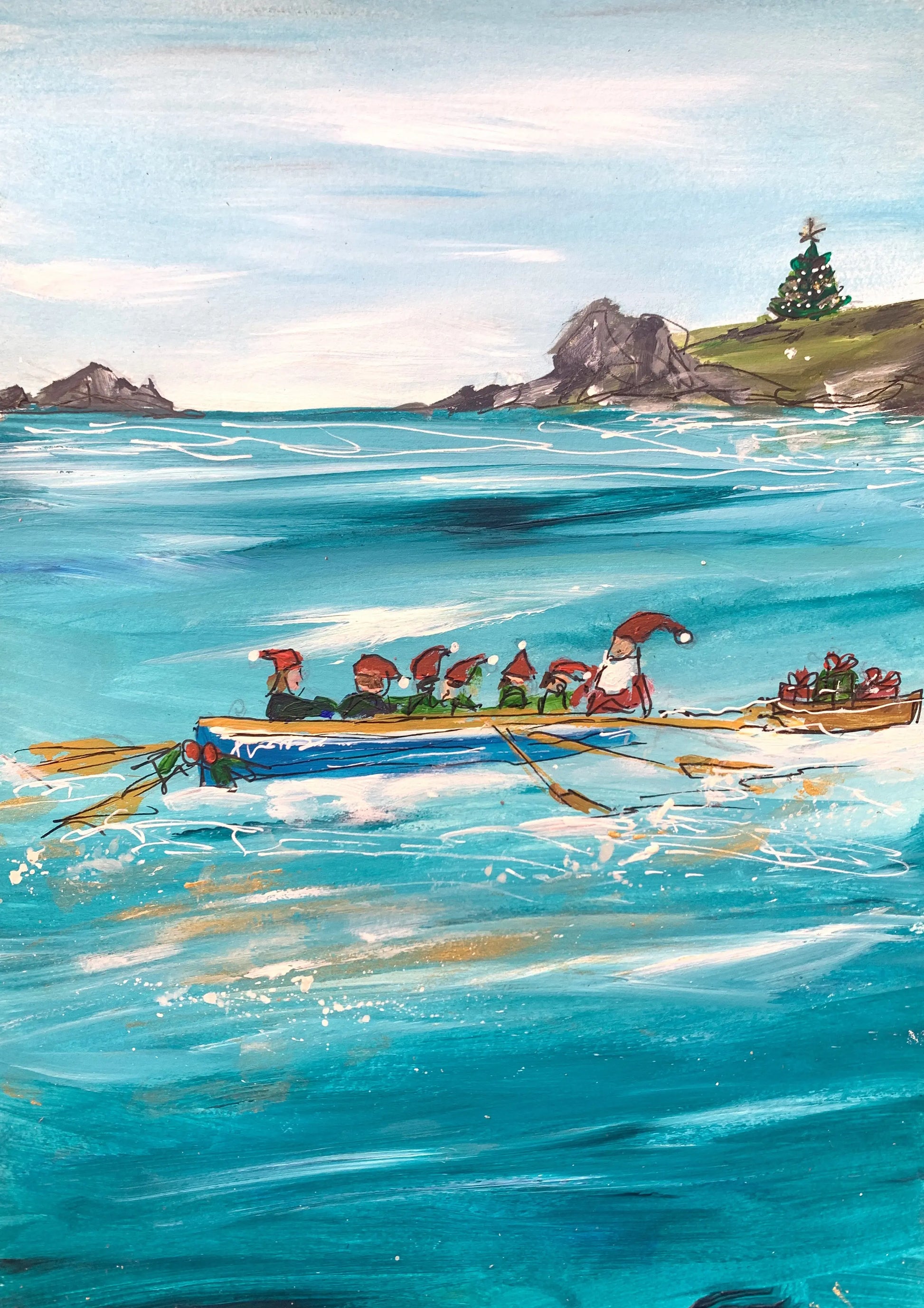 Gig Rowing Christmas Cards - Image #8